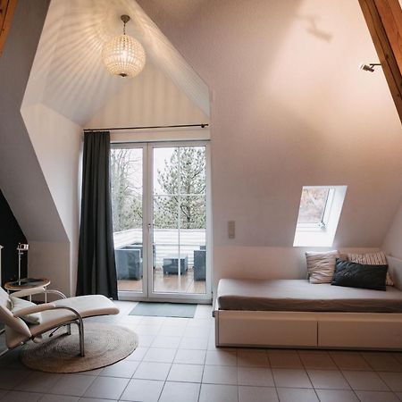 Eigenes Maisonettehaus In Idyllischer Lage Mit Balkon, Nahe Messe, 24H Self-Check In, Gratis Parken Schwabach Luaran gambar